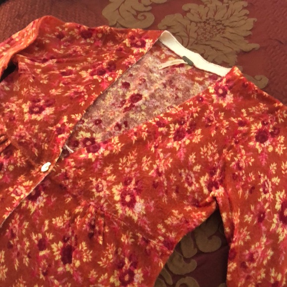 Vintage style FP button sweater💕 - Picture 1 of 9